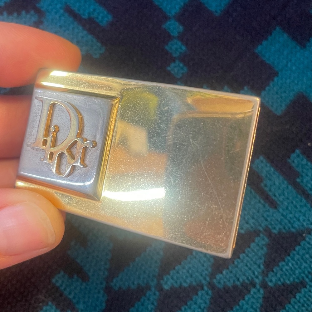 Dior Trotter 2-Tone Vintage Belt Clip - Picture 2 of 11